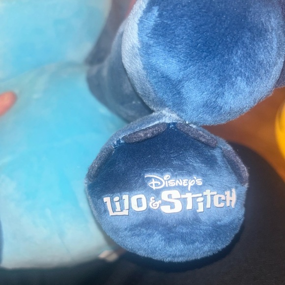 Build-A-Bear Disney Blue and Purple Stitch Plush with voice recording in foot!! - Picture 7 of 7